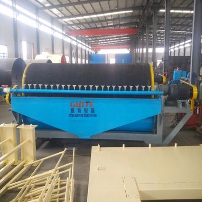 Separador de tambor magnético húmedo de 1-220 t/h para ilmenita en material de acero al carbono