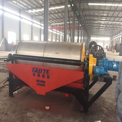 Precisión separador de tambor magnético húmedo con imán permanente 1-220 t/h Capacidad